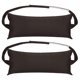 thumbnail image 1 of Uxcell Outdoor Chaise Pillows, Waterproof Resistant with Adjustable Elastic Strap for Chair, 2 Pack Dark Coffee, 1 of 7