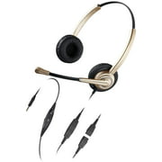 3.5mm Stereo Headset with Microphone Noise Cancelling, Volume Control and Mic Mute, Lightweight PC Headset
