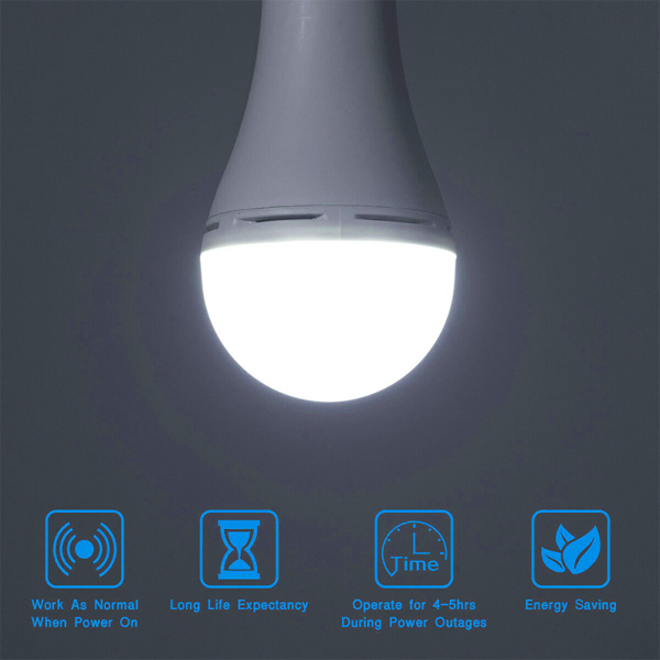 Rechargeable Emergency Portable LED Light Bulb