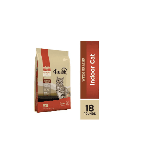 4health with Wholesome Grains Adult Indoor Chicken Formula Dry Cat Food 18 lb