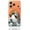 Orange, variant on Clear Phone Case for iPhone 16 Pro Compatible with Magsafe, Funny Godzilla Cat Japanese Anime Catzilla Wave Design Shock Proof Heavy-Duty Protection for Men Women Boys Girls