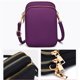 thumbnail image 3 of Dinheiro Bolso para móvil de mujer, monedero verticalMorado oscuro, 3 of 5