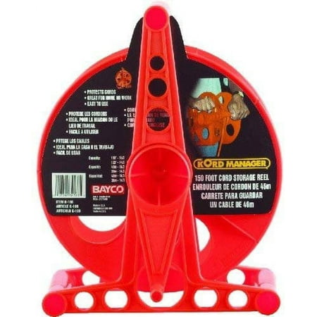 Bayco K-100 Deluxe 150' Capacity Handle & Stand Reel