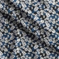 thumbnail image 1 of Soimoi Floral Print,Cotton Cambric, Quilting Fabric Sold by The Yard 42 Inch Wide, Medium Weight Cotton Fabric, SewingSupplies,White & Blue, 1 of 5