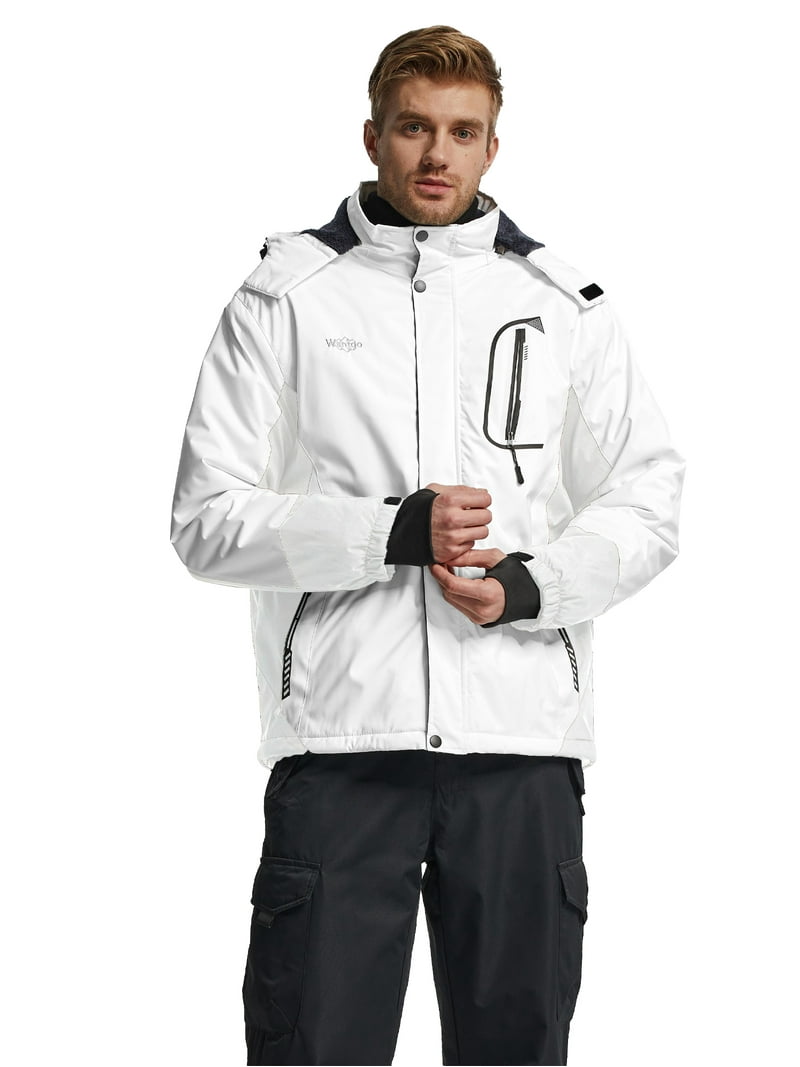 Snow White Parka Mens Wantdo Men's Big And Tall Winter Jacket