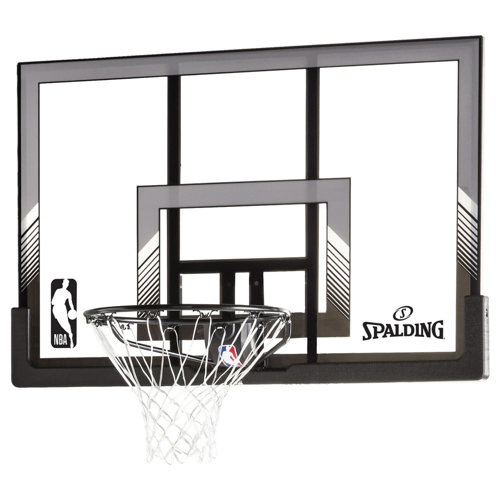 Spalding NBA 48 In. Polycarbonate Backboard & Rim Combo