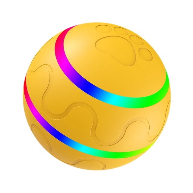 Bolas interactivas para gatos USB, regalos, bolas de juguete para cachorros de silicona, 5V, 500mAh, diversión para mascotas Tmvgtek Libre de BPA