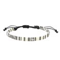 thumbnail image 1 of Tobillera de color retro tejida a mano, pulsera ajustable, cadena de playa unisex, 1 of 6