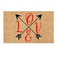 thumbnail image 2 of Valentines Day Coco Coir Door Mat Valentines Welcome Door Mats Front Door Outdoor Entry Valentine’s Day Love Heart Doormat Home Non Slip Doormat Indoor Anniversary Valentine's Day Decorations, 2 of 2