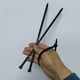 thumbnail image 4 of Bridas con cremallera, 100 unidades, bridas para cables de 12 pulgadas, resistentes con resistencia a la tracción de 120 libras, bridas para cables resistentes a los rayos UV, correas para b, 4 of 5