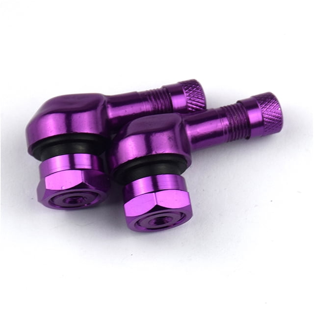 Scienceny Paquete de 2 vástagos de válvula, accesorios impermeables para camiones, cubiertas a prueba de lluvia, piezas reemplazadas resistentes al Vehículos, repuestos y accesorios Mis Violeta Scienceny VI015889-10