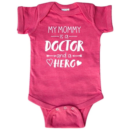 

Inktastic My Mommy is a Doctor and a Hero Gift Baby Boy or Baby Girl Bodysuit