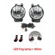 thumbnail image 3 of 1 juego para Toyota Corolla 2008 2009 2010 luces antiniebla LED conjunto de lámpara antiniebla cubierta de luz antiniebla parrilla faros antiniebla marco marcos, 3 of 5