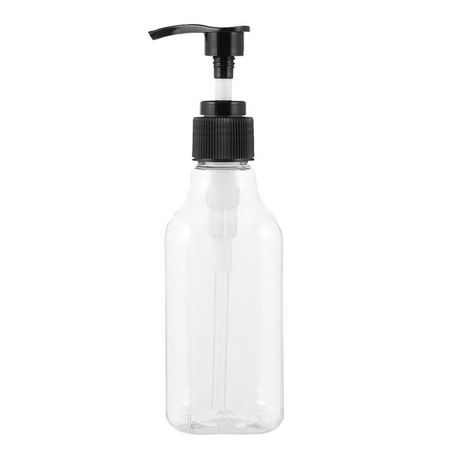 CIMAXIC 6pcs 200ml Empty Lotion Bottles Plastic Pump Bottles Washing Liquid Container Square Bottles(Assorted Color),5.91"X1.97"X1.97"