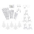 thumbnail image 4 of Rushawy Christmas Decoration DIY Simulation Snowflake Icicle Ornament for Holiday Winter B, 4 of 9