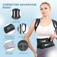 thumbnail image 3 of Back Brace for Lower Back Pain with Breathable Design and Lumbar Support Pad, 3 of 6