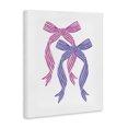 thumbnail image 3 of Stupell Industries Pink and Purple Double Bow Canvas Wall Art design by Krissy Mast, 48 x 36, 3 of 7