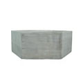 thumbnail image 3 of 11.8" Grey wash hexagon wood&nbsp;crate Set of 3. ABN5E100-WHT-GY, 3 of 8