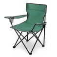 thumbnail image 5 of 26-27 Outdoor armchair cup holder portable backrest folding chair fishing stool art sketch beach chair, 5 of 5