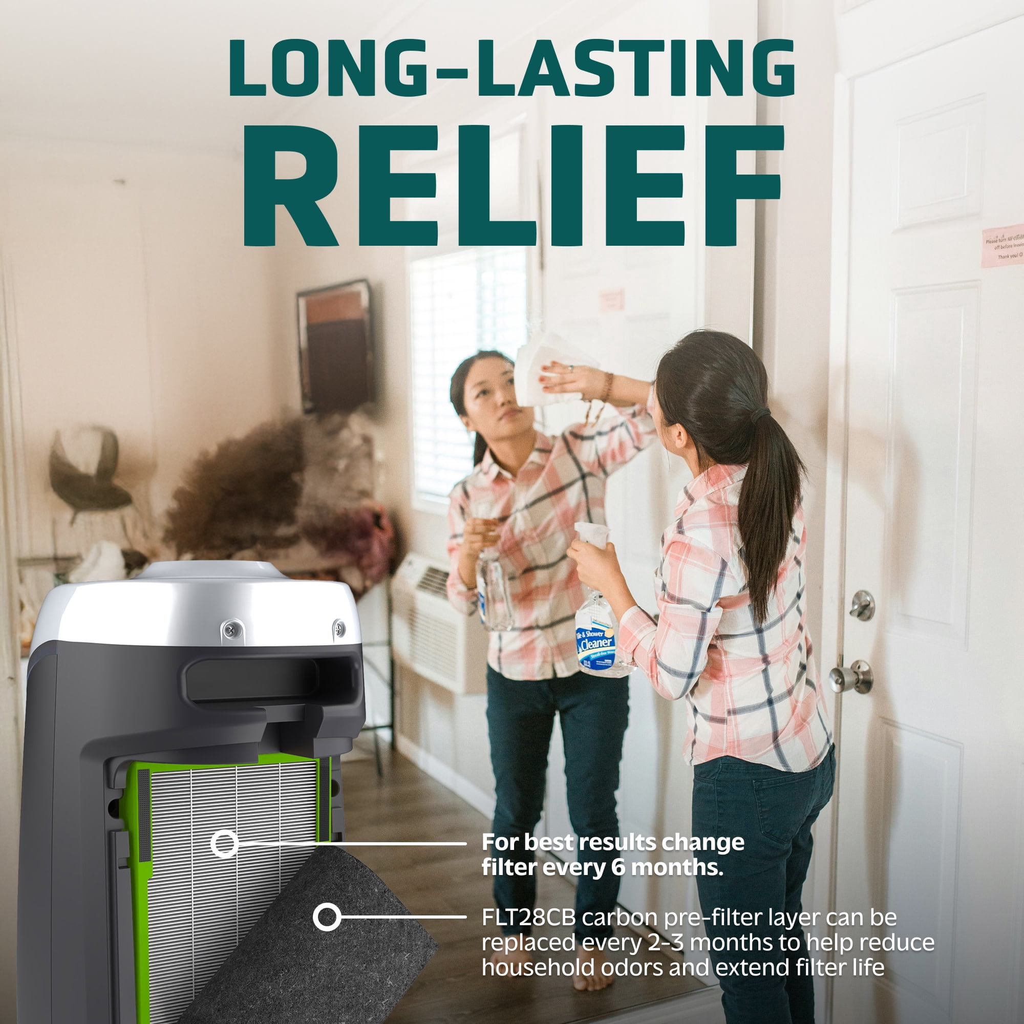 GermGuardian HEPA Toxin Clear Air Purifier Replacement Filter C, AC5000 Series, FLT5000VO