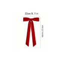 thumbnail image 3 of Long Velvet Bow with Long Streamers Large Decorative Velvet Ribbon Bow, 3 of 7