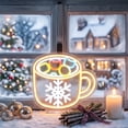 thumbnail image 4 of Christmas Neon Sign Light LED Neon Light for Wall Tabletop Display Hanging or Standing Holiday Light Decor for Party Home, 4 of 6