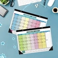 thumbnail image 2 of Calendario de horario diario, calendario de pared de 17 x 12 pulgadas, calendario de escritorio, elegante y estético, 2022, 2 of 8