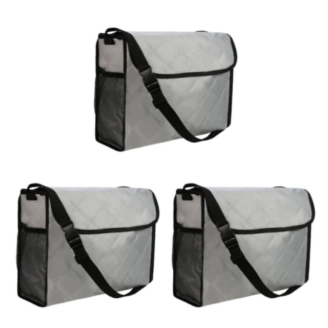 Yuarrent Wheelchair Bag Storage Pouch Tote for Travel Seniors Rollator Type1