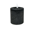 thumbnail image 1 of Set Of 2 Led Black Pillar Flameless Candle, 1 of 1