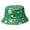 Green A, variant on St. Patrick's Day Bucket Hat Unisex Irish Sun Hat Foldable Shamrock Bucket Cap for St. Patty's Day Party, Parades, Travel, Outdoor