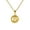 B, variant on Jewelry Initial Pendant Necklace for Men Womens, 18K Gold Plated Round Letter Capital From A-Z