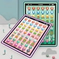 thumbnail image 1 of Cagogo under $5 2Pcs KidsLearning Tablet, KidsLearning Tablet EducationalToy, Interactive Alphabet Numbers Math Pad, Early Development ElectronicToy, LED Teaching Tablet forToddlers, 1 of 9