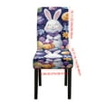 thumbnail image 3 of B 20X18X22 Inch Stool Cover With Easter Egg And Bunny Design For Dining Chair Restaurant Hotel Home Spring Festive Holiday Decoration B Style, 3 of 7