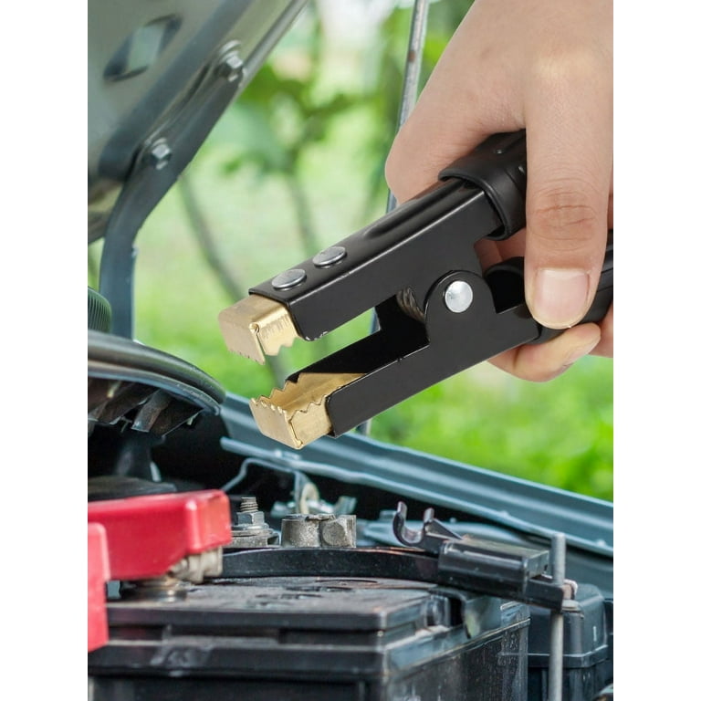 URBEST Battery Cable Alligator Clips - Black/Red, Spring Loaded, 50A...