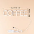 thumbnail image 4 of 1pc Coffee Night Sign Modern Letter Design LED Night Lamp For Home  Coffee Shop  BAR, 4 of 5