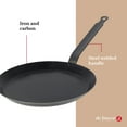 thumbnail image 2 of de Buyer - Force Blue - Blue Steel Crepe & Tortilla Pan - Nonstick Carbon Steel Frying Pan with Traditional French Handle - For Use with Low to Medium Heat - 9.5", 2 mm, 2 of 6