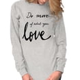 thumbnail image 5 of Cute Do What You Love Career Women's Long Sleeve T Shirt Brisco Brands L, 5 of 5