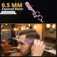 thumbnail image 5 of Regale Barber Supply Unique Finger Insert Straight Edge Razor – Barber Pole Design, 5 of 8