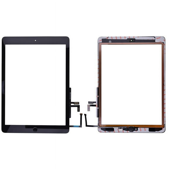 GSA Digitizer Home Button/ Flex Cable for iPad 5 (2017) A1822 &A1823 (Super HQ) - Black