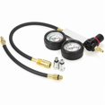 thumbnail image 4 of Auto Cylinder Leakage Compression Tester Leak Detector Kit Set Gasoline Engine Gauge Tool Kit Dual Gauge System With Case, 4 of 5