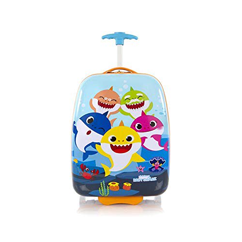 Baby Shark Pinkfong Baby Shark Rectangle Shaped Hardside18 Inch Wheeled Luggage Walmart Com Walmart Com
