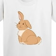 thumbnail image 4 of Inktastic Easter Cute Floppy Ear Brown Bunny Youth T-Shirt, 4 of 5