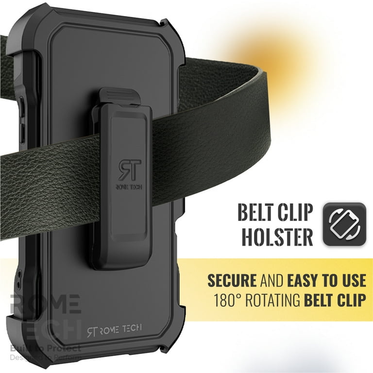 Kyocera Duraforce Pro 3 2023 Rome Tech Dual Layer Holster Case Strap Black Walmart