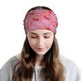 thumbnail image 6 of Pofeuu Cute Strawberry Print Multifunction Beanie Hat for Men Women Fashion Scarf Soft Stretch Skull Cap, 6 of 8