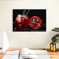thumbnail image 3 of Elephant Stock Pomegranate Prosecco Cocktail Wall Art - Horizontal Canvas Wall Art - Dining Room Wall Decor - Food And Drink Canvas - Red And Black Decor - 12" x 8", 3 of 8