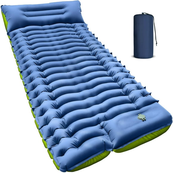 Colchón Inflable Ultraligero para Acampar Yuzonc Azul