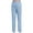 Light Blue, variant on YYDGH Women's Drawstring Elastic Waist Pants Straight Leg Solid Color Pant Casual Loose Trousers with Pocket Navy Blue S