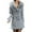 Gray, variant on LYXSSBYX Winter Coats for Women Plus Clearance Womens Winter Lapel Wool Coat Trench Jacket Long Sleeve Overcoat Outwear