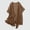 Brown, variant on Women Cardigan with Pockets, Open Front Lightweight Cardigan with Long Sleeve, Draped Ruffles Knit Cardigan ,Black,Size XXL