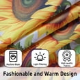 thumbnail image 4 of Sunflower Kitchen Curtains Sets for Windows Summer Sink Window Valance 3 Piece Set Sunflower Kitchen Decor for Living Room Bedroom, 4 of 7